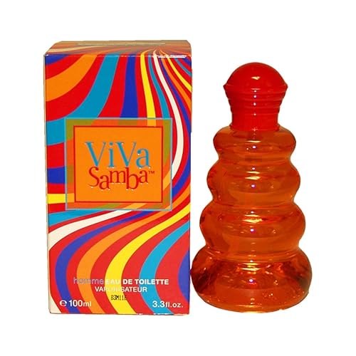 Samba Viva Eau De Toilette Spray for Men by Perfumer's Workshop, 3.4 Oz - Fresh, Masculine Fragrance, Long-Lasting Scent