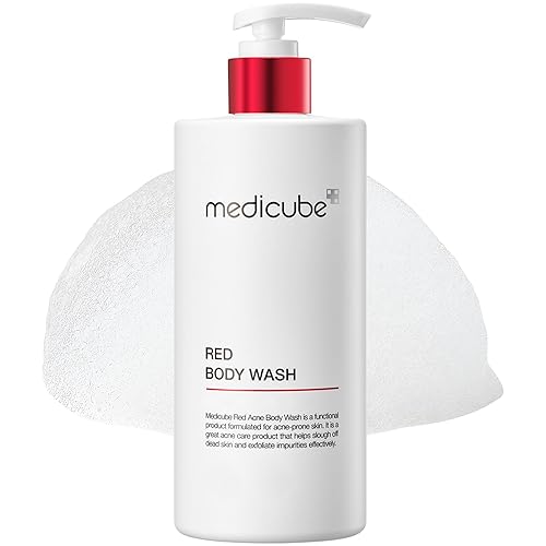 Medicube Red Acne Body Wash 14.52 Fl.Oz - Low Ph Cleanser With Salicylic Acid For Bacne