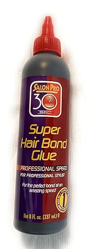 Salonpro 30Sec Super Hair Bond Glue - Fast-Setting, Strong Hold For Extensions And Wigs