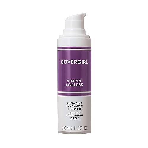 Covergirl Simply Ageless Oil Free Serum Primer - Age-Defying Makeup Base, 1 Oz