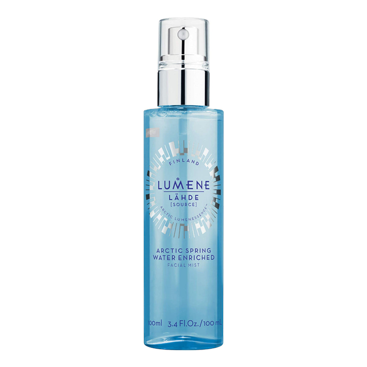 Lumene Nordic Hydra Hydration Spring Water Facial Mist 100Ml, Blue, 3.4 Fl Oz