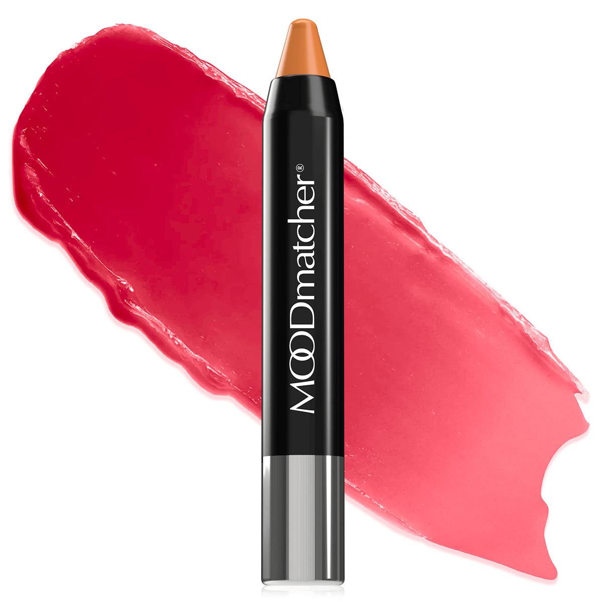 MOODmatcher Color-Change Lipstick, Red - 12 Hour Waterproof & Hydrating, Kissproof, 1 oz