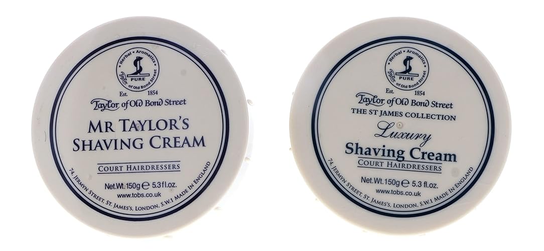 Taylor Of Old Bond Street Shave Cream - 2 Pack Mr Taylor & St James, 5.3 Oz Each