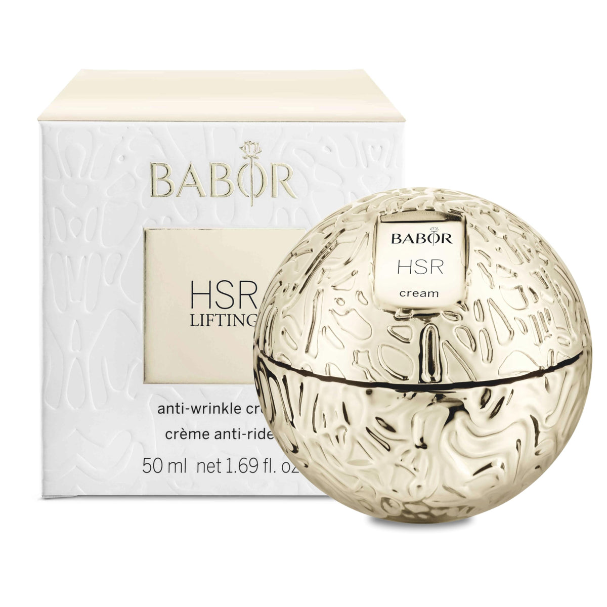 Babor Hsr Lifting Anti Wrinkle Cream, Anti Aging Night Cream, Target Fine Lines & Wrinkles, Vitamin E Strengthens Increasing Moisture & Improving Radiance, 1.7 Oz