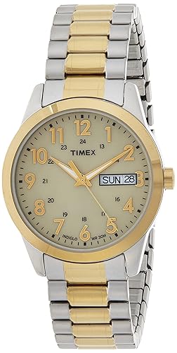 Timex Men'S Two-Tone Stainless Steel Expansion Band Sport Watch - T2M935