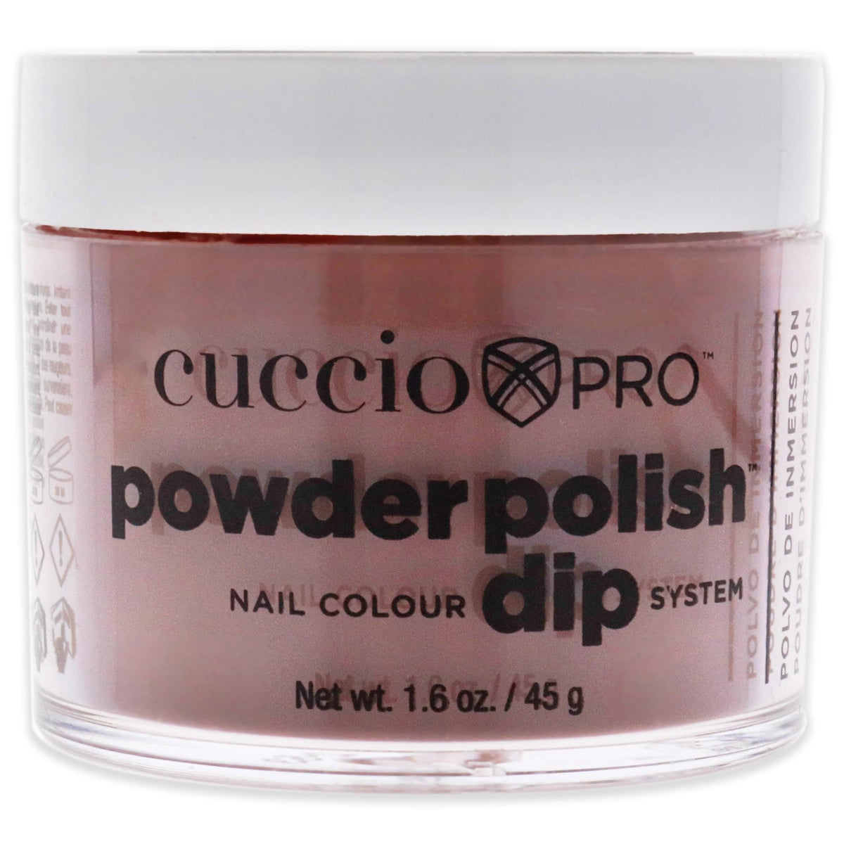 Cuccio Colour Powder Nail Polish - S'more Please, 1.6 Oz, Highly Pigmented, Durable Finish