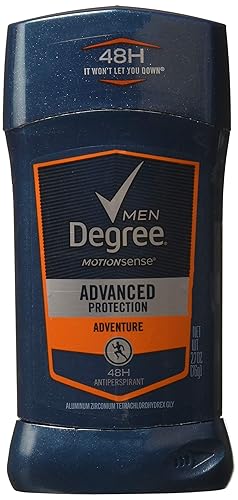 Degree Men Motionsense Antiperspirant Deodorant Adventure, 2.7 Oz, Long-Lasting Protection