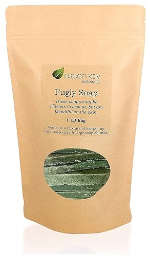 Aspen Kay Naturals Fugly Soap - 1 Pound Of Natural Dead Sea Mud & Neem Soap Mixture