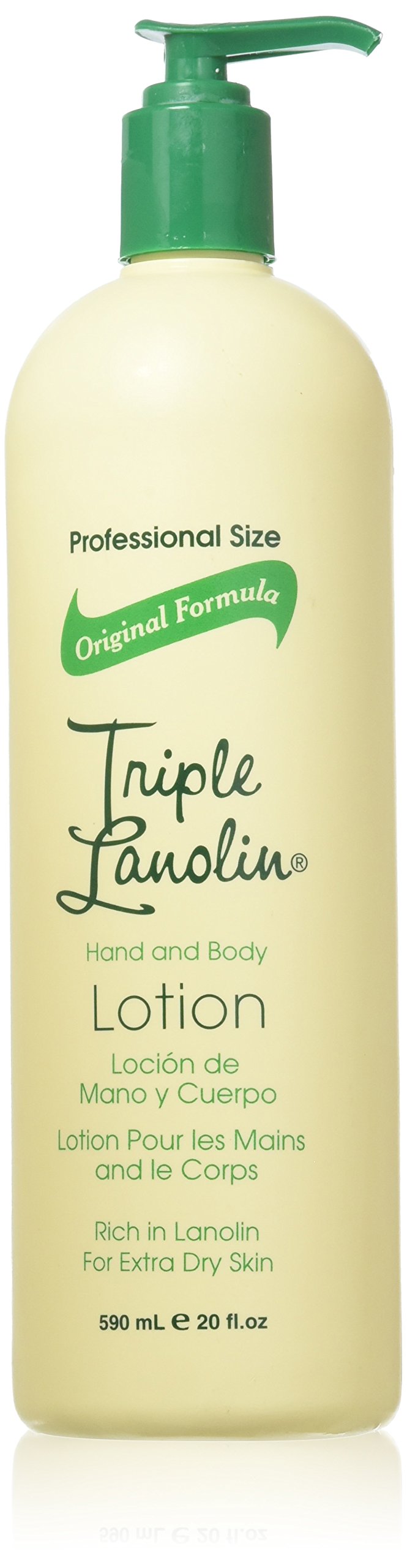 Triple Lanolin Hand & Body Lotion, Original Formula, 20 Oz - Moisturizing Skincare