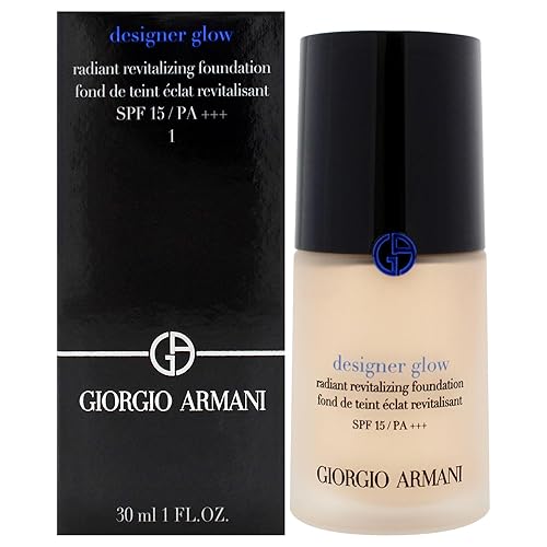 Giorgio Armani Designer Glow Foundation Spf 15 - 1 Oz Cranberry For Women