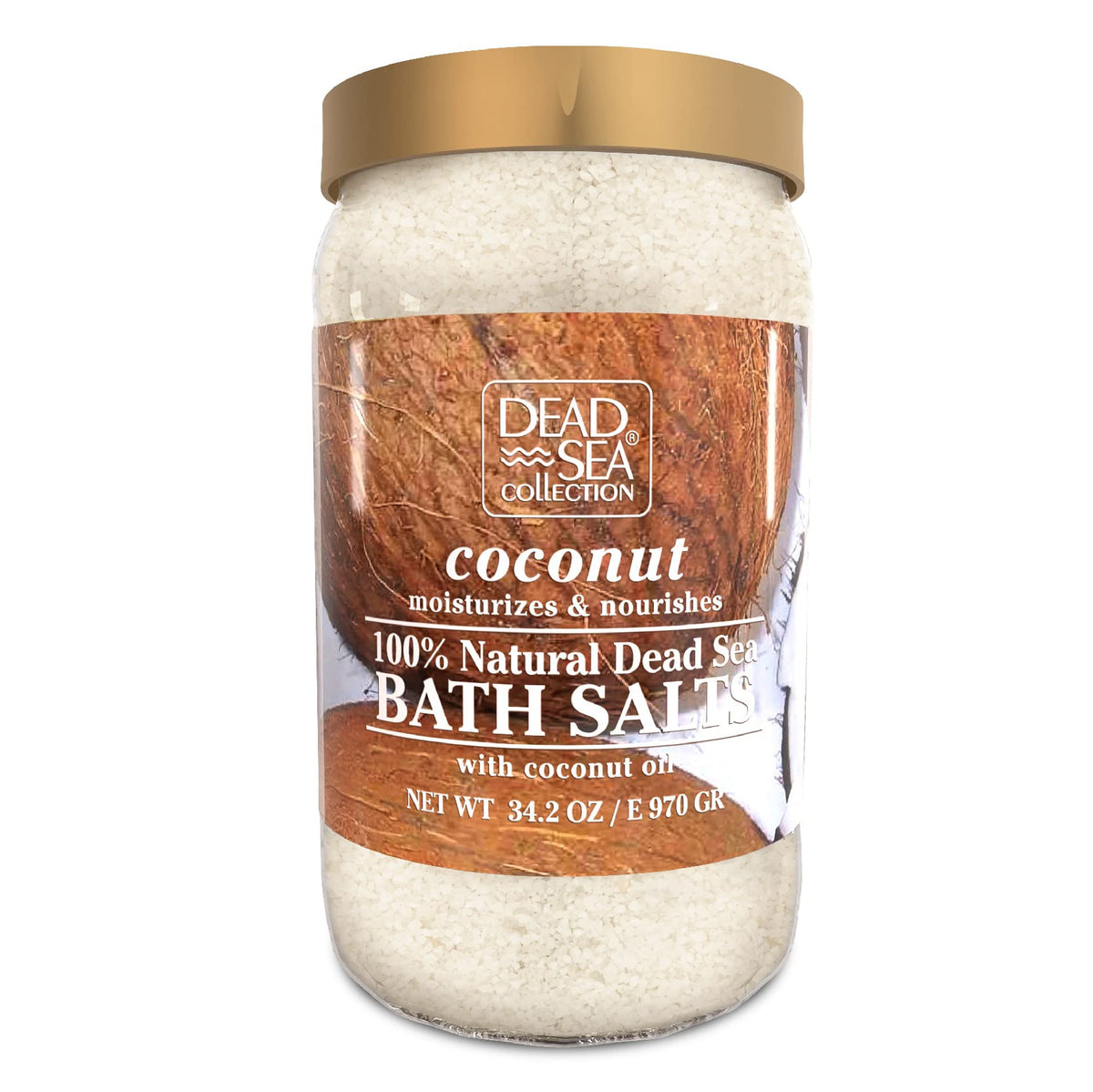 Dead Sea Collection Bath Salts With Coconut - 34.2 Oz Natural Skin & Muscle Soothing Care