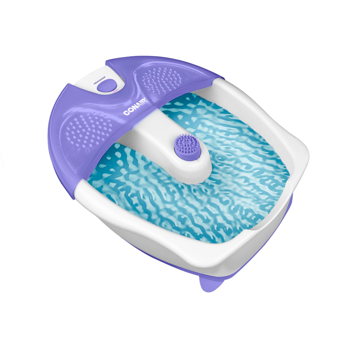 Conair Soothing Pedicure Foot Spa With Vibration Massage & Jets, Blue/White, 1 Count