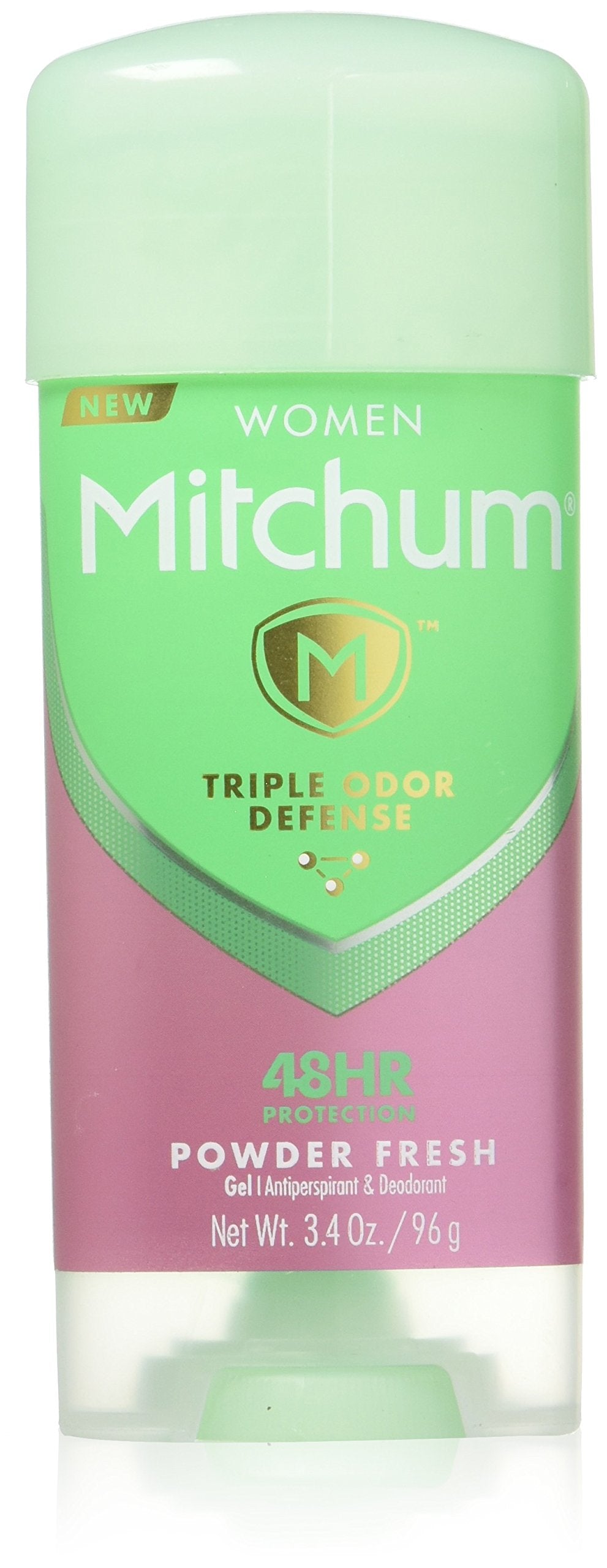 Mitchum Advanced Control Anti-Perspirant Deodorant Gel, Shower Fresh, 3.4Oz, Pack Of 2