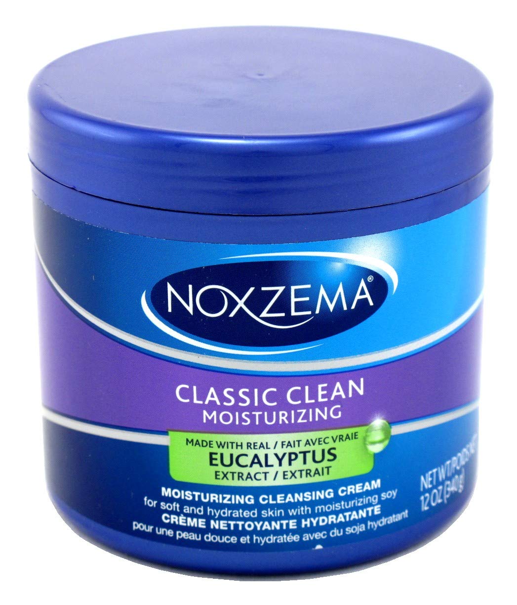 Noxzema Classic Clean Moisturizing Cleansing Cream 12 Oz, Pack Of 6 - Skin Care Essential