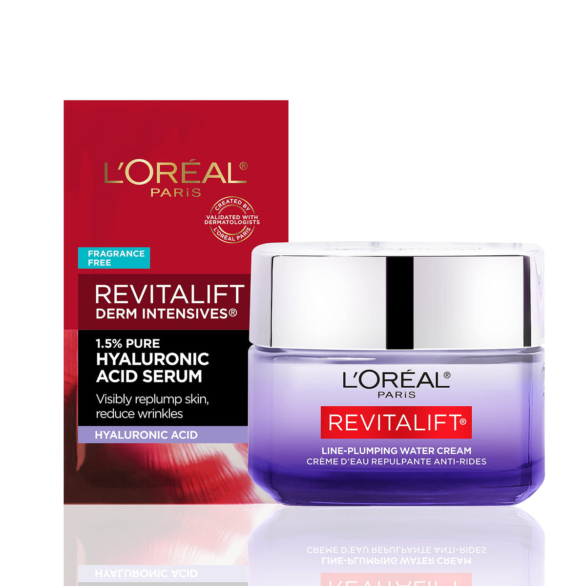 L'Oreal Paris Revitalift Moisturizer With Hyaluronic Acid & Ceramides, Fragrance Free, 1.7 Oz