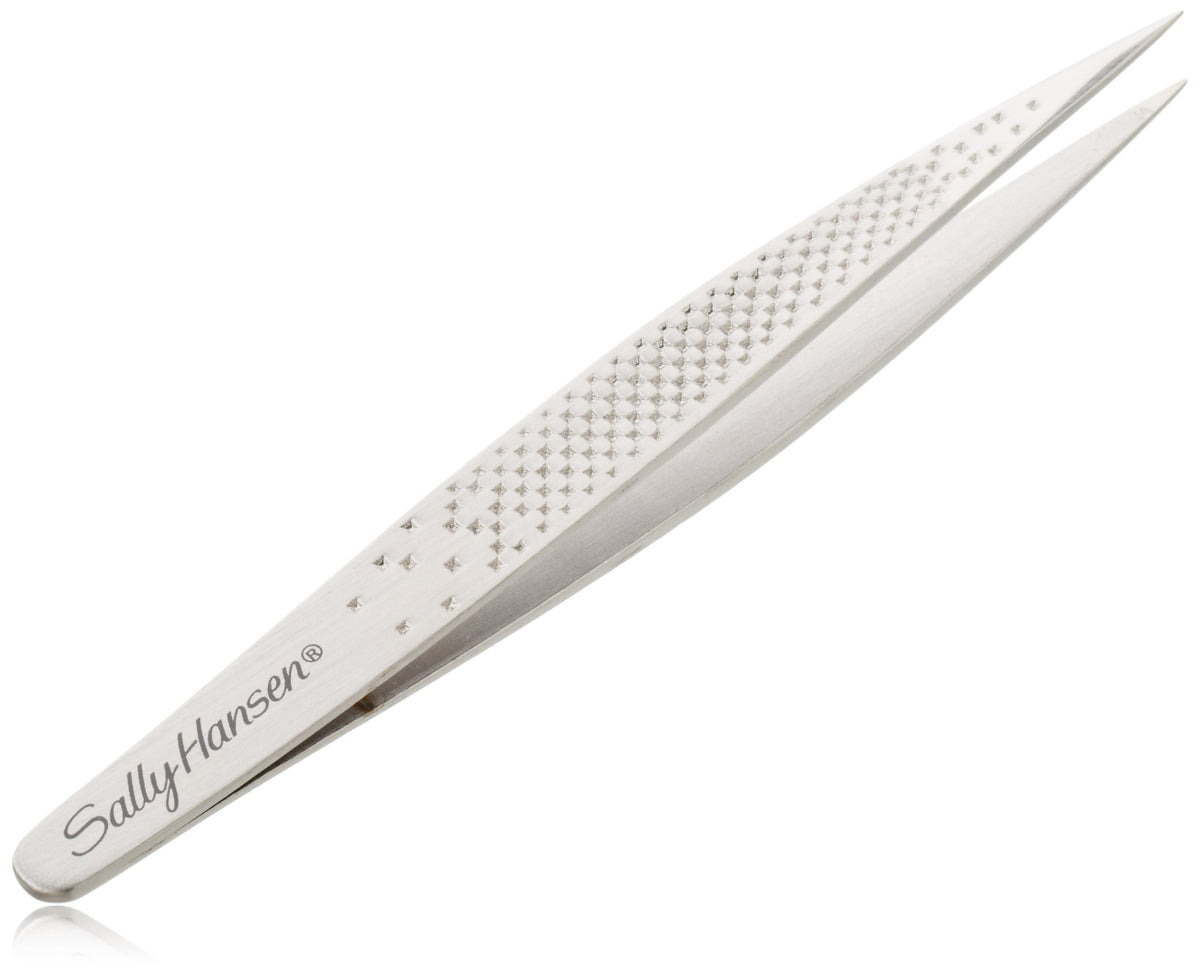 Sally Hansen Stainless Steel Tweezer with Needle Point Tip for Precision Hair Removal