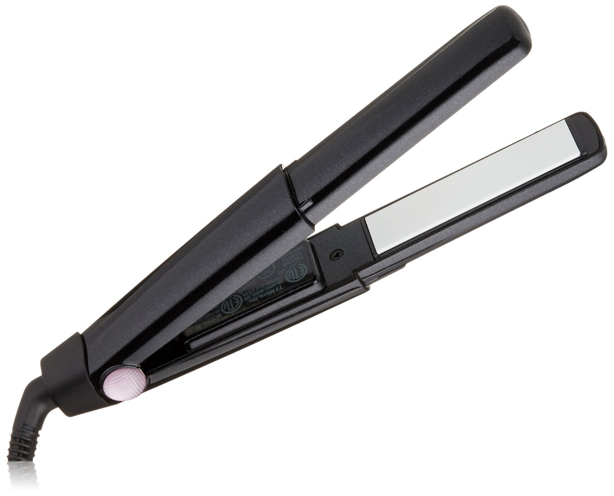 T3 Micro Singlepass Compact Flat Iron - Black Ceramic Hair Straightener For Travel