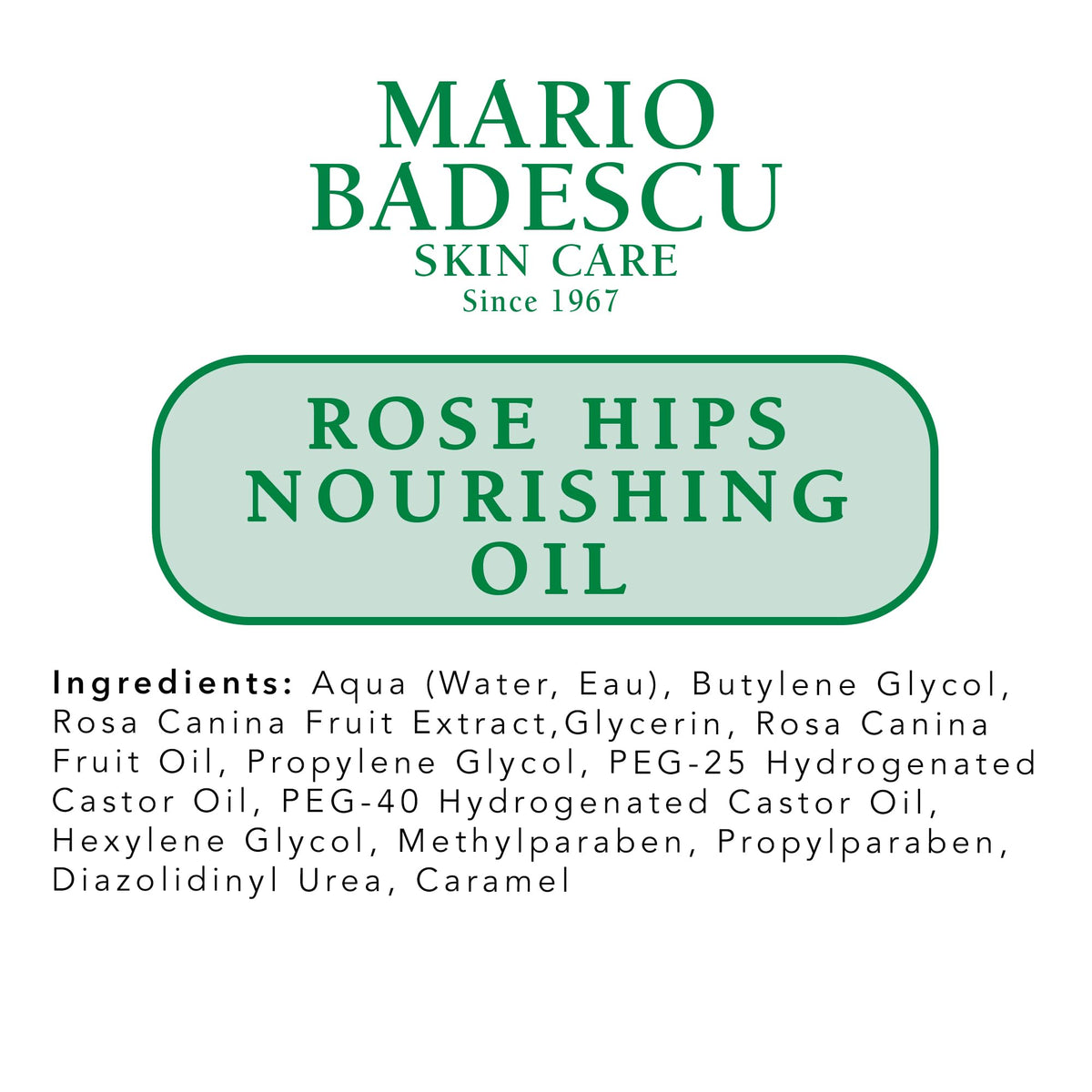 Mario Badescu Rose Hips Nourishing Oil - Moisturizing Facial Oil For Dry & Sensitive Skin, 1 Fl Oz