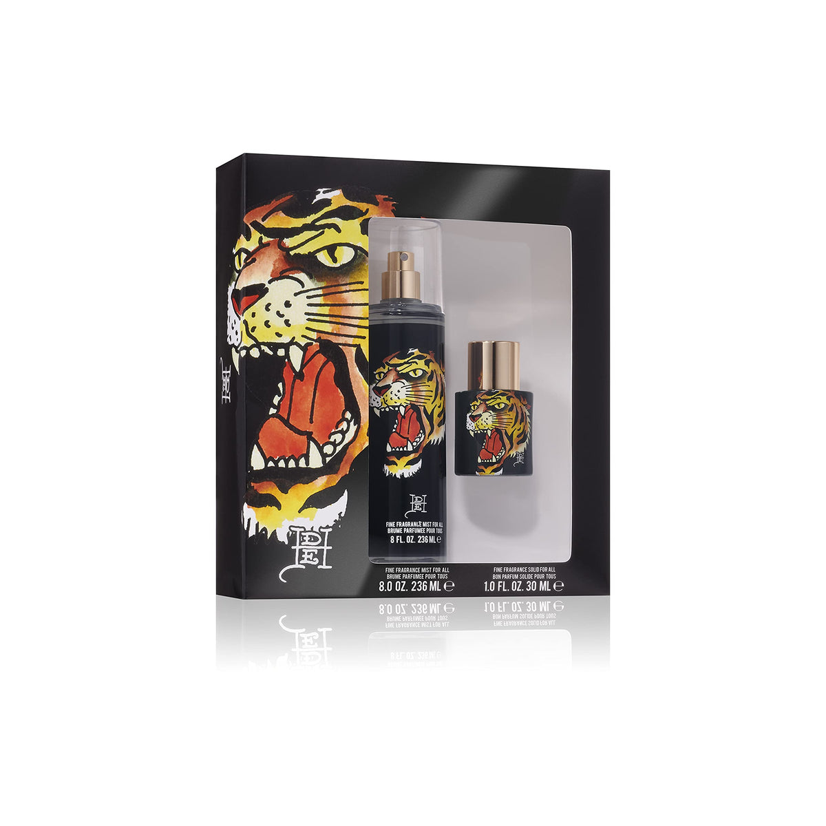 Ed Hardy Fragrance Set for Men & Women, Tiger Ink Eau De Parfum, 2 Piece 0.5 Fl Oz