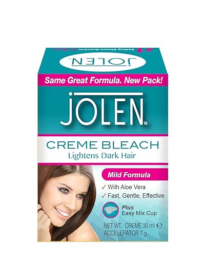 Jolen Cream Bleach 30Ml - Mild Formula For Skin Lightening & Hair Removal, 1.01 Fl Oz