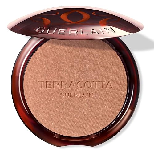 Guerlain Bronzing Powder 96% Naturally, Medium Cool, 0.29 Oz For Women - Cranberry