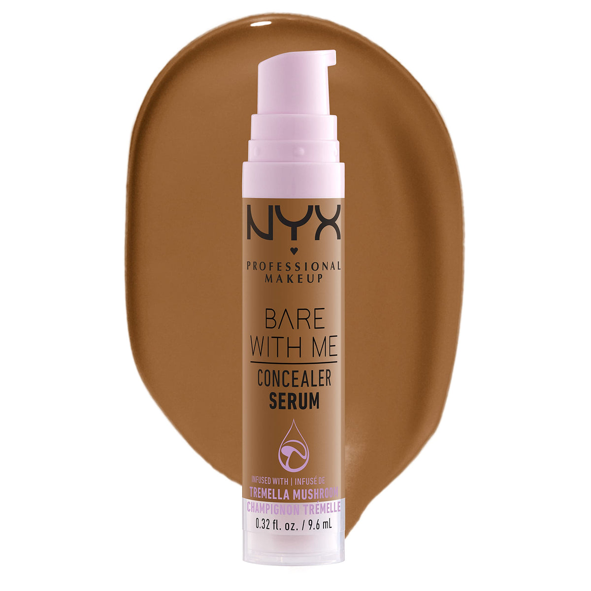 Nyx Professional Makeup Bare With Me Concealer Serum - 24Hr Hydration, 10 Camel, 0.32 Fl