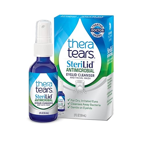 Theratears Sterilid Antimicrobial Eyelid Cleanser & Face Wash, 2 Fl Oz Spray For Irritated