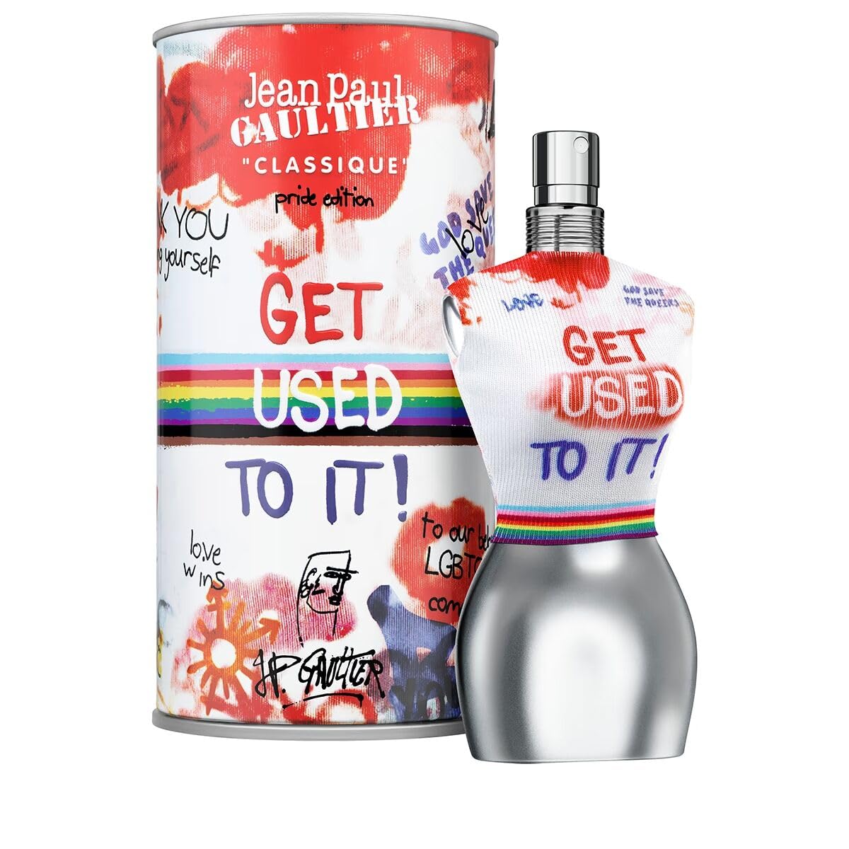 Jean Paul Gaultier Classique Pride 2023 Edition for Women Eau de Toilette 100ml - Celebrate Love with This Iconic Fragrance