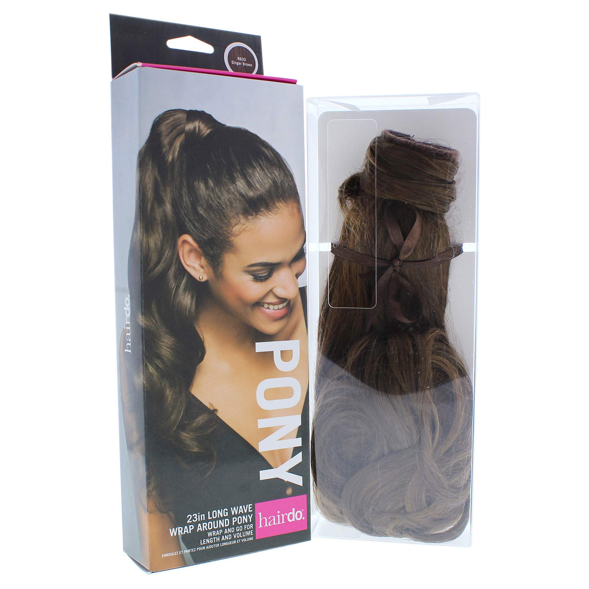 Hairdo Wave Wrap Around Pony  R830 Ginger Brown