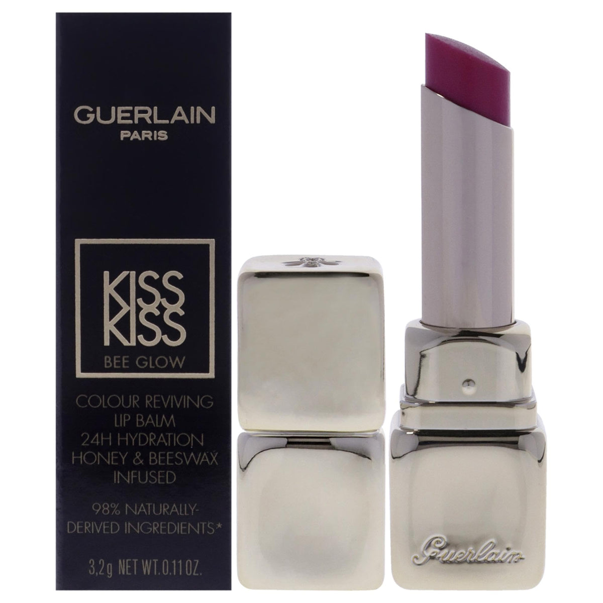 Guerlain Kiss Kiss Bee Glow Lip Balm 409 Fucsia Glow - 0.11 Oz For Women