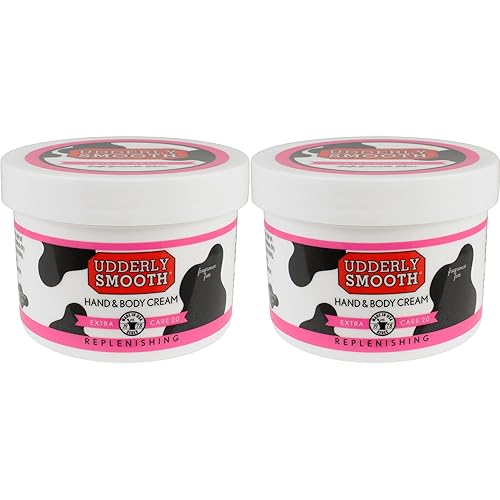 Udderly Smooth Extra Care Cream, 20% Urea, Unscented, 8 Oz, 2 Count - Dry Skin