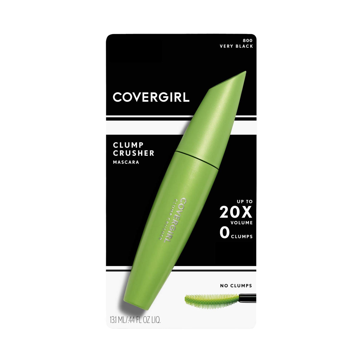 Covergirl 57641 800Vblk Black Mascara, 0.44 Fl Oz - Volumizing & Length