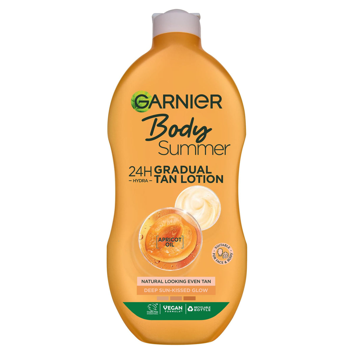 Garnier Summer Body Moisturising Lotion Deep Sun-Kissed 400Ml - Hydrating Skin Care