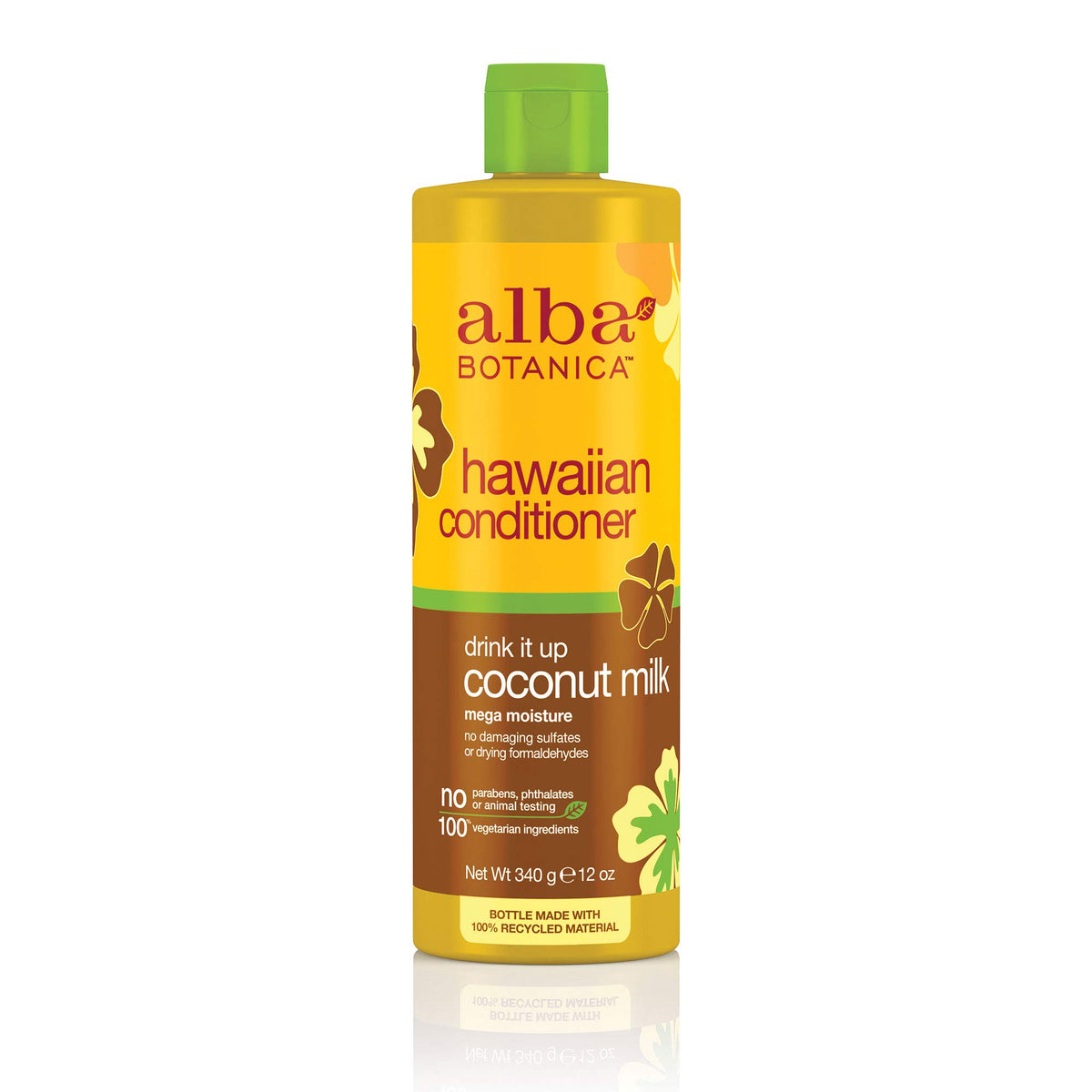 Alba Botanica Coconut Milk Conditioner, Extra Rich Moisture, 12 Fl Oz, Hypo-Allergenic