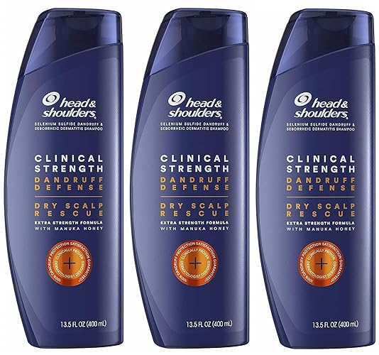 Head & Shoulders Clinical Strength Dandruff Shampoo, 14.2 Oz (Pack Of 3)