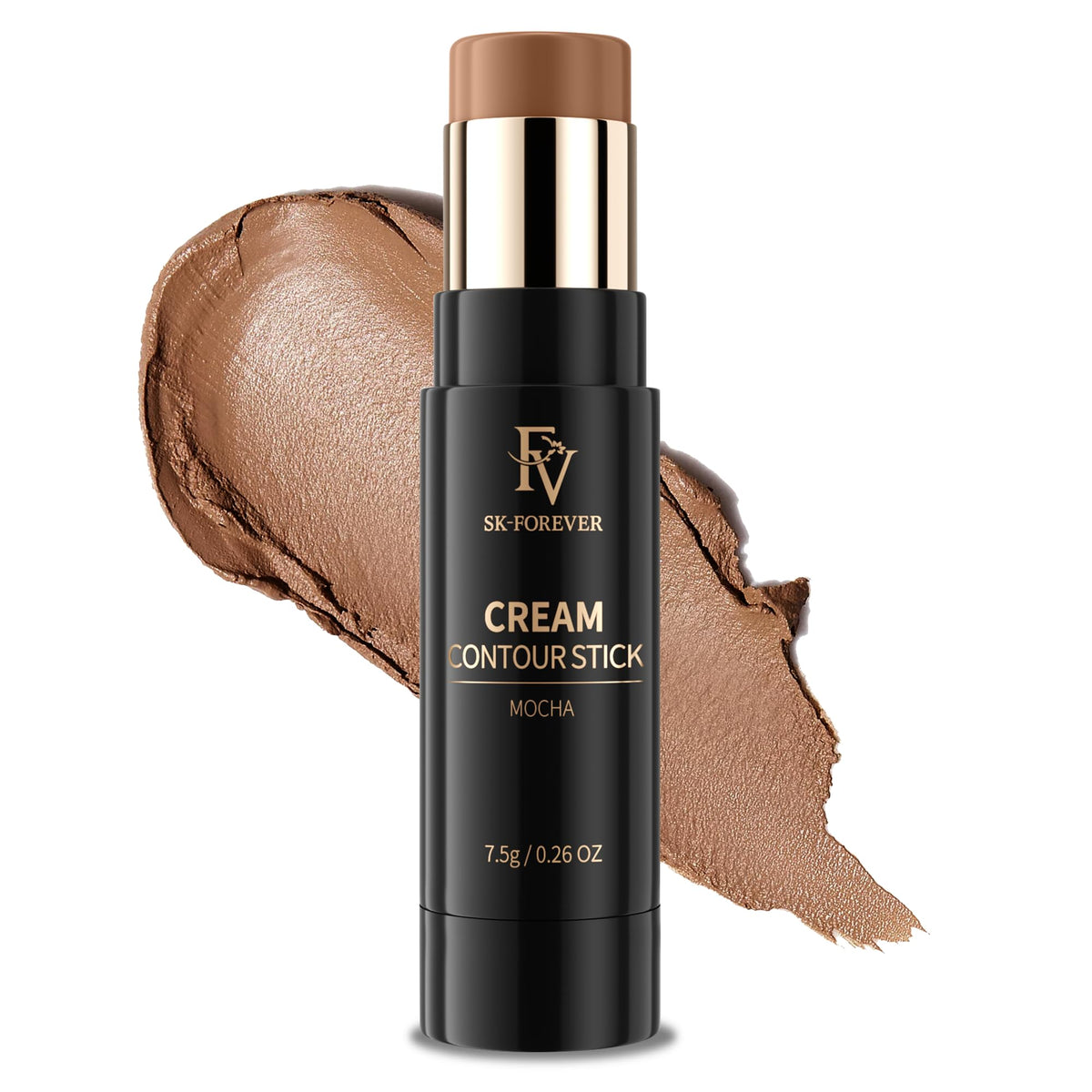 Fv Blendable Cream Contour Stick, Waterproof & Highly Pigmented, 02 Mocha, 0.26 Oz