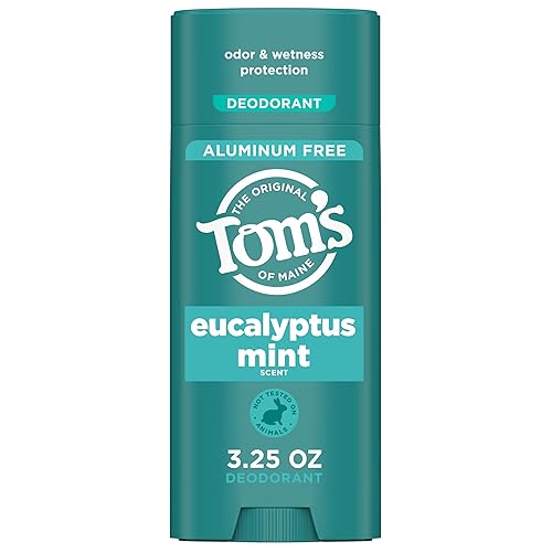 Tom's of Maine Eucalyptus Mint Natural Deodorant, Aluminum-Free, 3.25 oz - Clear Protection for All