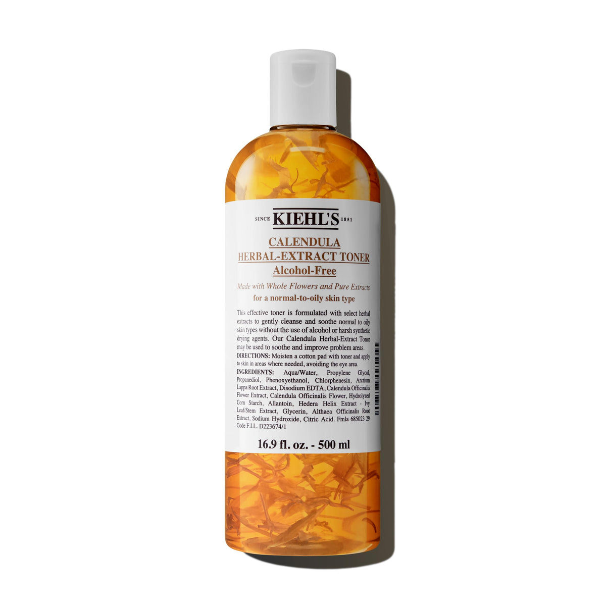 Kiehl'S Calendula Herbal Extract Toner, Alcohol-Free, Soothes Redness, 16.9 Fl Oz