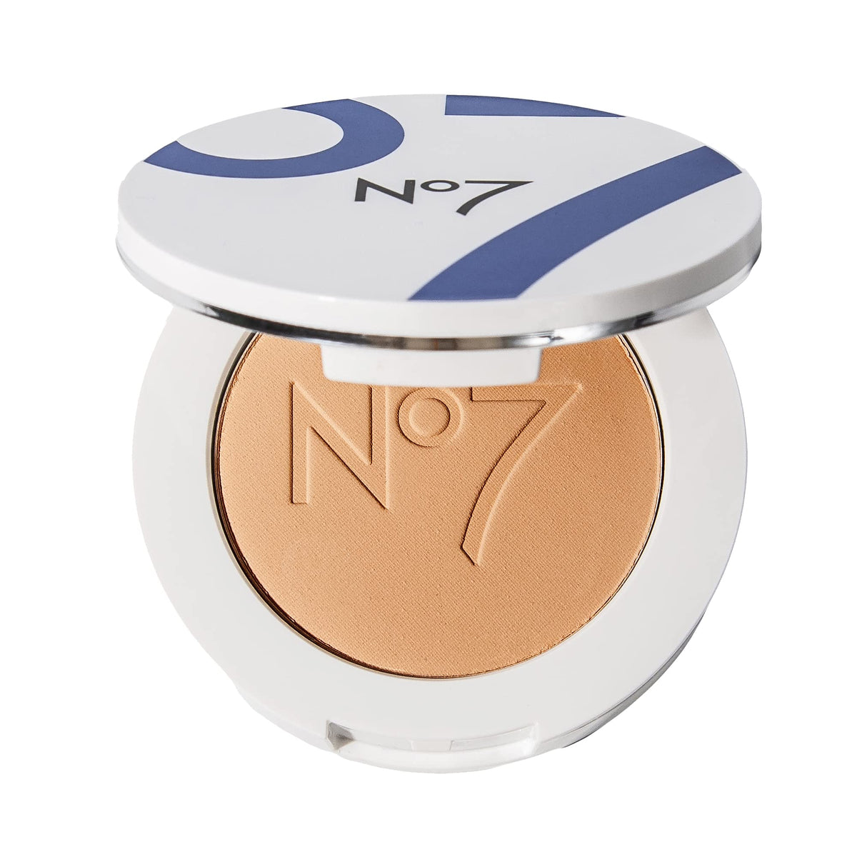 No7 Lift & Luminate Pressed Setting Powder, Rich - Reduces Fine Lines & Enhances Glow, 10G