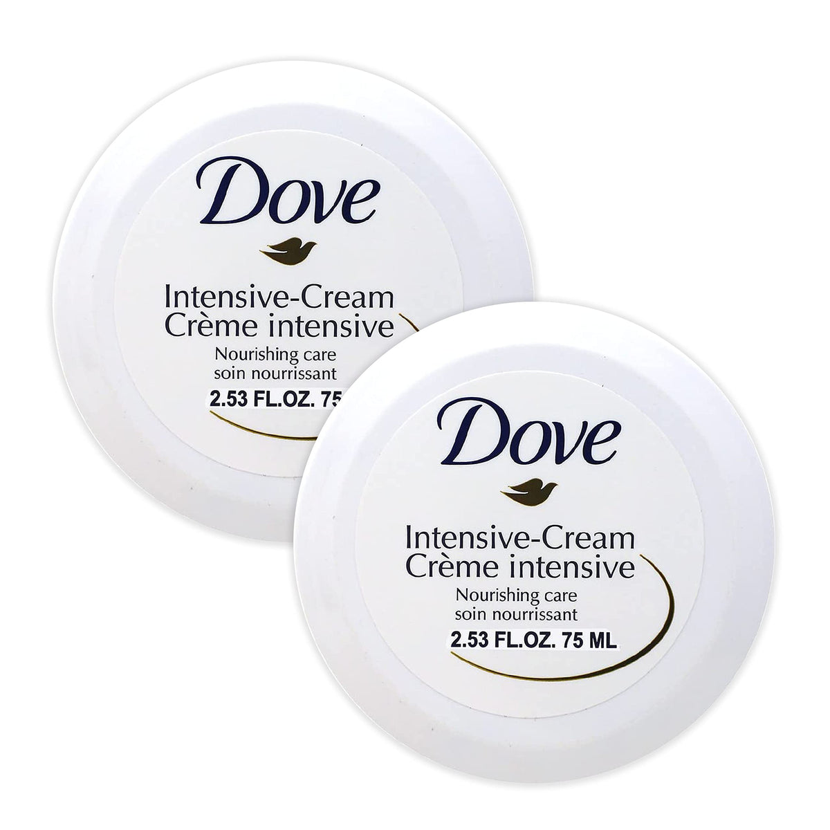 Dove Nourishing Body Care Cream For Extra Dry Skin, 48-Hour Moisturization, 2-Pack, 5.06