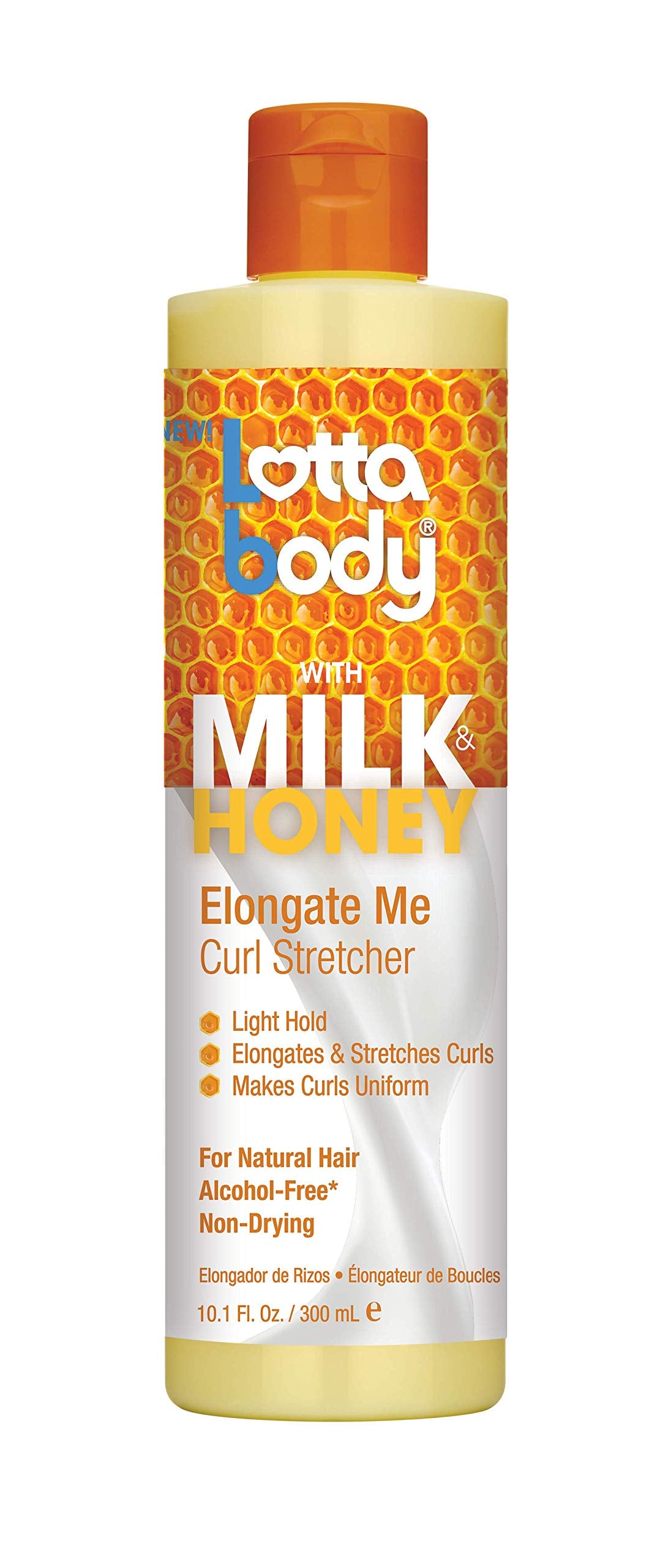 Creme Of Nature Lotta Body Curl Stretcher, Milk & Honey, Light Hold, 10.1 Fl Oz