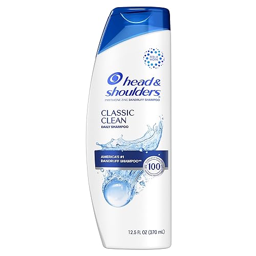 Head & Shoulders Classic Clean Dandruff Shampoo, Paraben Free, 12.5 Oz, Daily Use