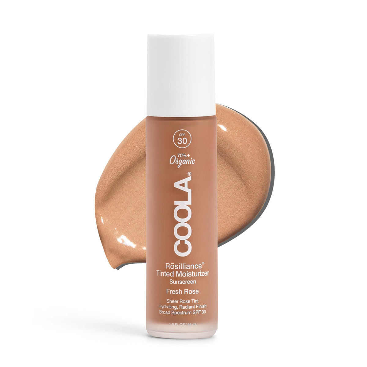 Coola Organic Bb Cream Spf 30, Tinted Moisturizer & Foundation, Fresh Rose, 1.5 Fl Oz