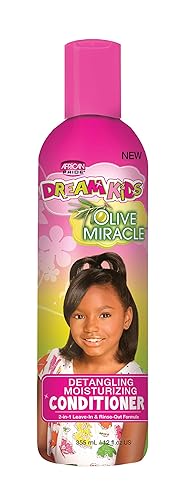 African Pride Dream Kids Detangling Moisturizing Conditioner 12Oz - Softens & Nourishes Hair