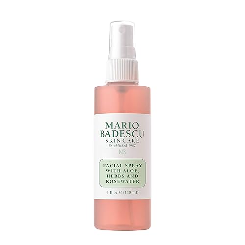 Mario Badescu Facial Spray With Aloe & Rose Water - Hydrating Face Mist, 4 Fl Oz