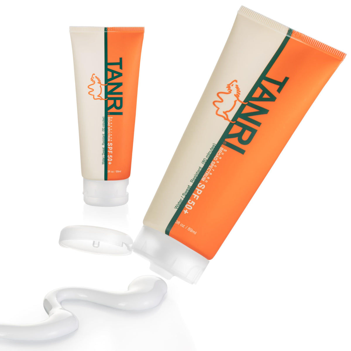 Tanri Spf50+ Reef Safe Sunscreen Lotion, Hydrating & Water/Sweat Proof, 3 Fl Oz (2-Pack