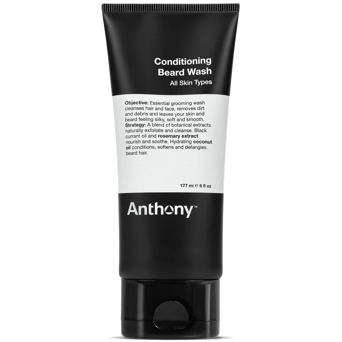 Anthony Beard Wash, 6 Fl Oz – Cleanses & Hydrates With Botanical Extracts & Oils