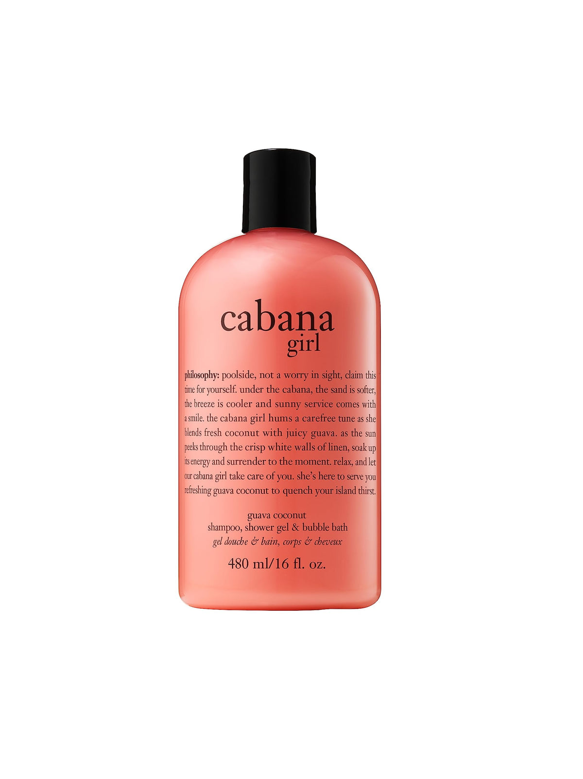 philosophy cabana girl Shampoo  Shower gel  Bubble Bath  16 Fl Oz Pack of 1