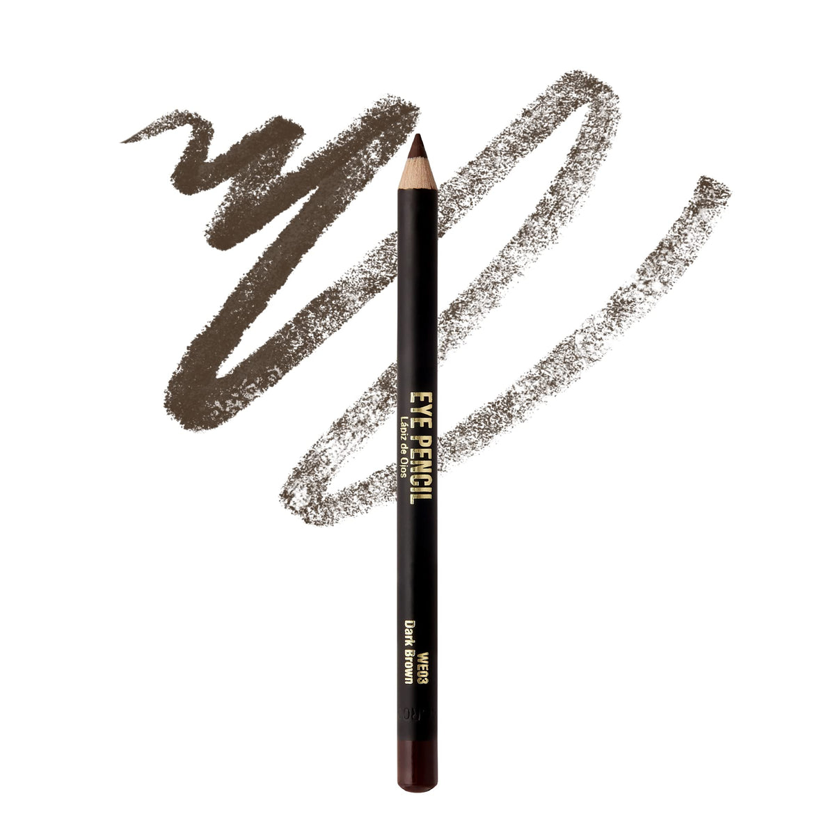 Kiss New York Slim Eye Pencil - Dark Brown, Creamy Soft, Water-Resistant, Long-Lasting Eyeliner