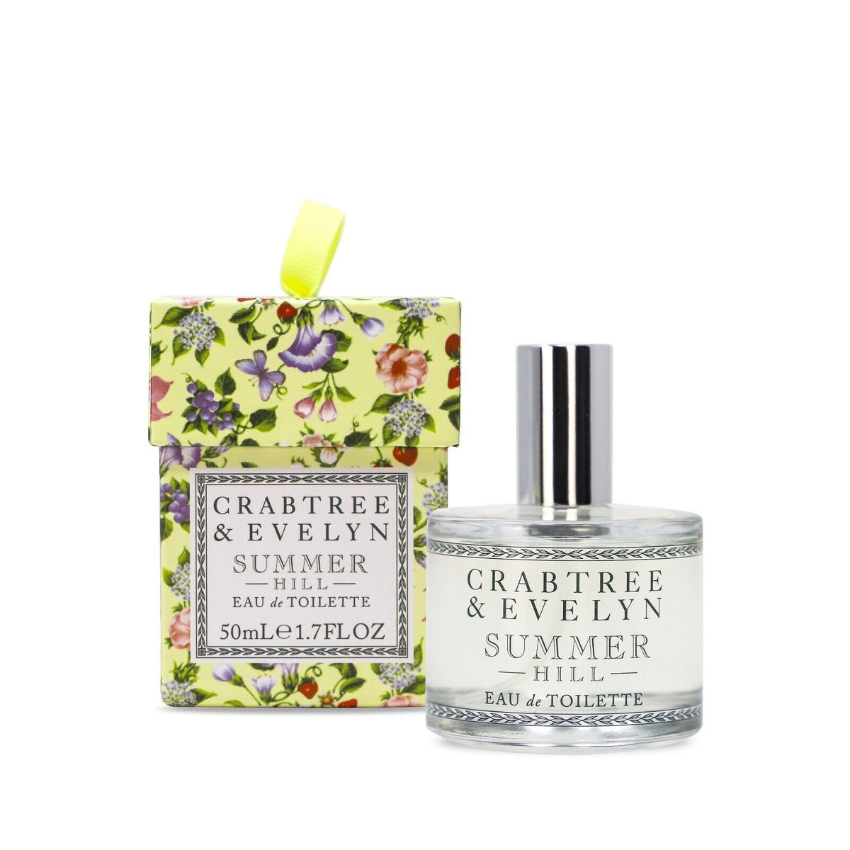 Crabtree & Evelyn Summer Hill Eau De Toilette 1.7 Fl Oz - Fresh Floral Fragrance For Women